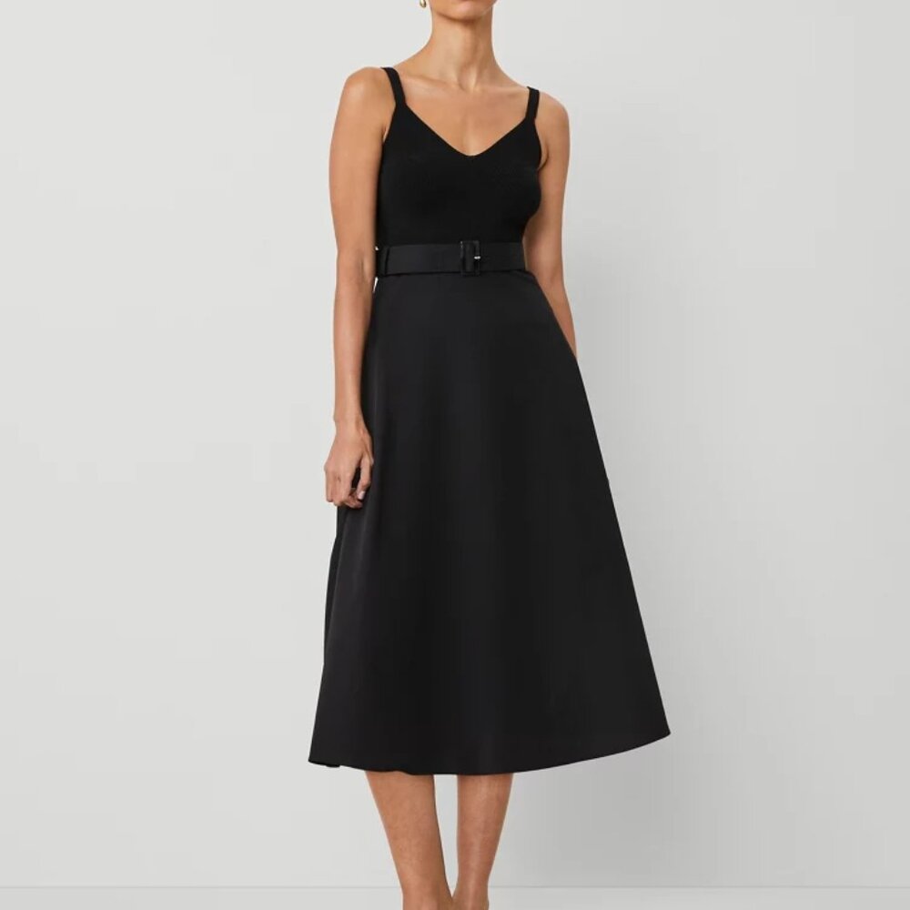 Ann Taylor Mixed Media Sweater Dress